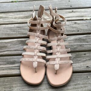 AEROSOLES Beige Strappy Sandals